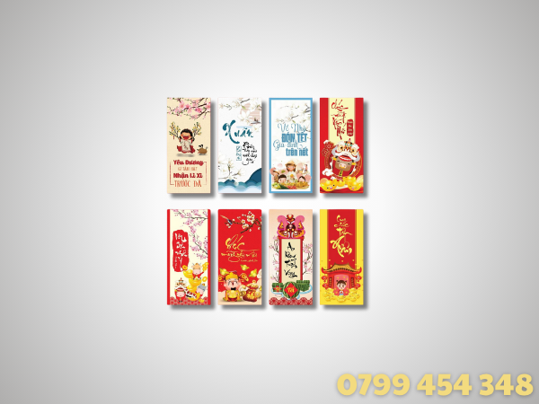 Bao lì xì thiết kế riêng