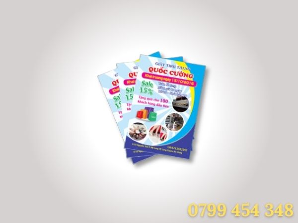 Tờ rơi số lượng ít