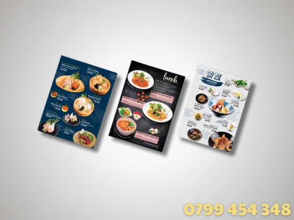 Menu theo yêu cầu