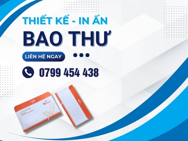 Xưởng in bao thư theo yêu cầu tại Hải Châu Đà Nẵng lấy ngay