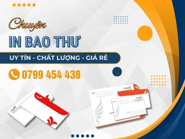 Giải pháp in bao thư dành cho doanh nghiệp tại Nha Trang chất lượng 