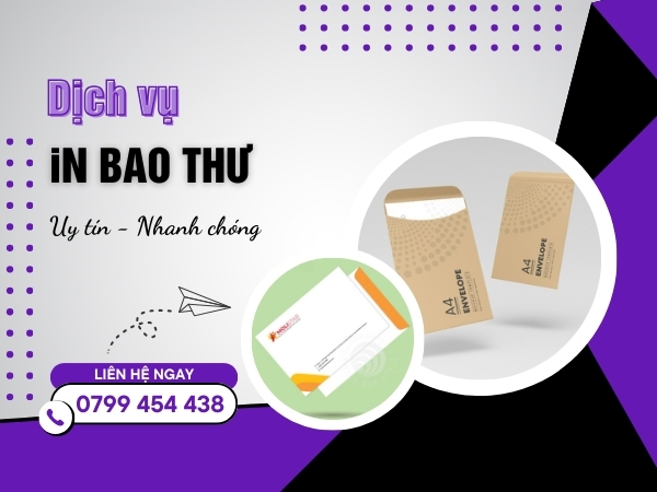 Địa chỉ in bao thư dành cho doanh nghiệp tại Thanh Khê Đà Nẵng