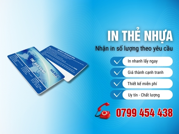 Dịch vụ in thẻ nhựa chất lượng cao tại Đà Nẵng