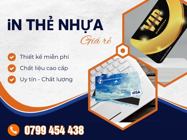 Xưởng in thẻ nhựa số lượng lớn tại Gia Lai