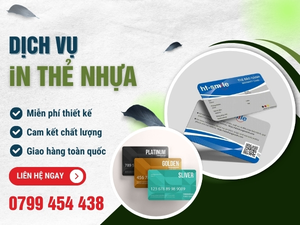 Công nghệ in thẻ nhựa PVC hiện đại nhất tại Huế