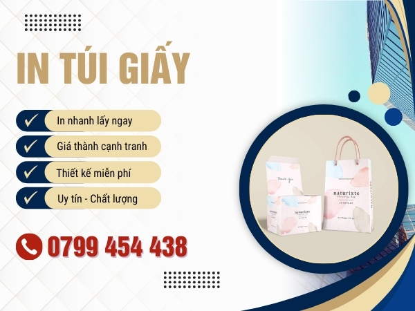 In Túi Giấy theo yêu cầu tại Hoà Xuân Đà Nẵng